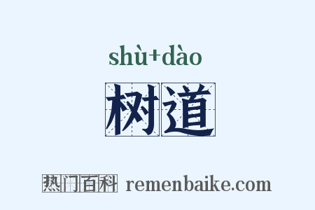 树道是什么意思的图片